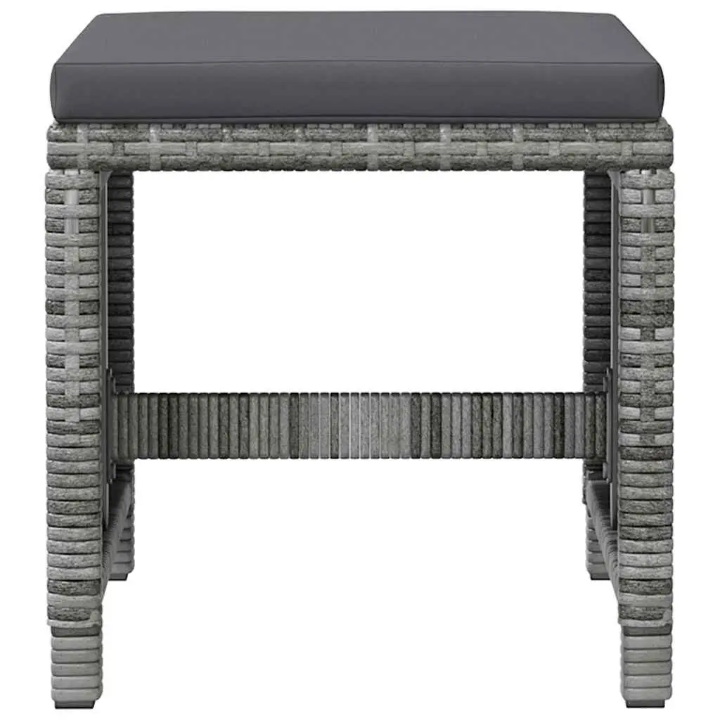4-Piece Garden Chair and Stool Set