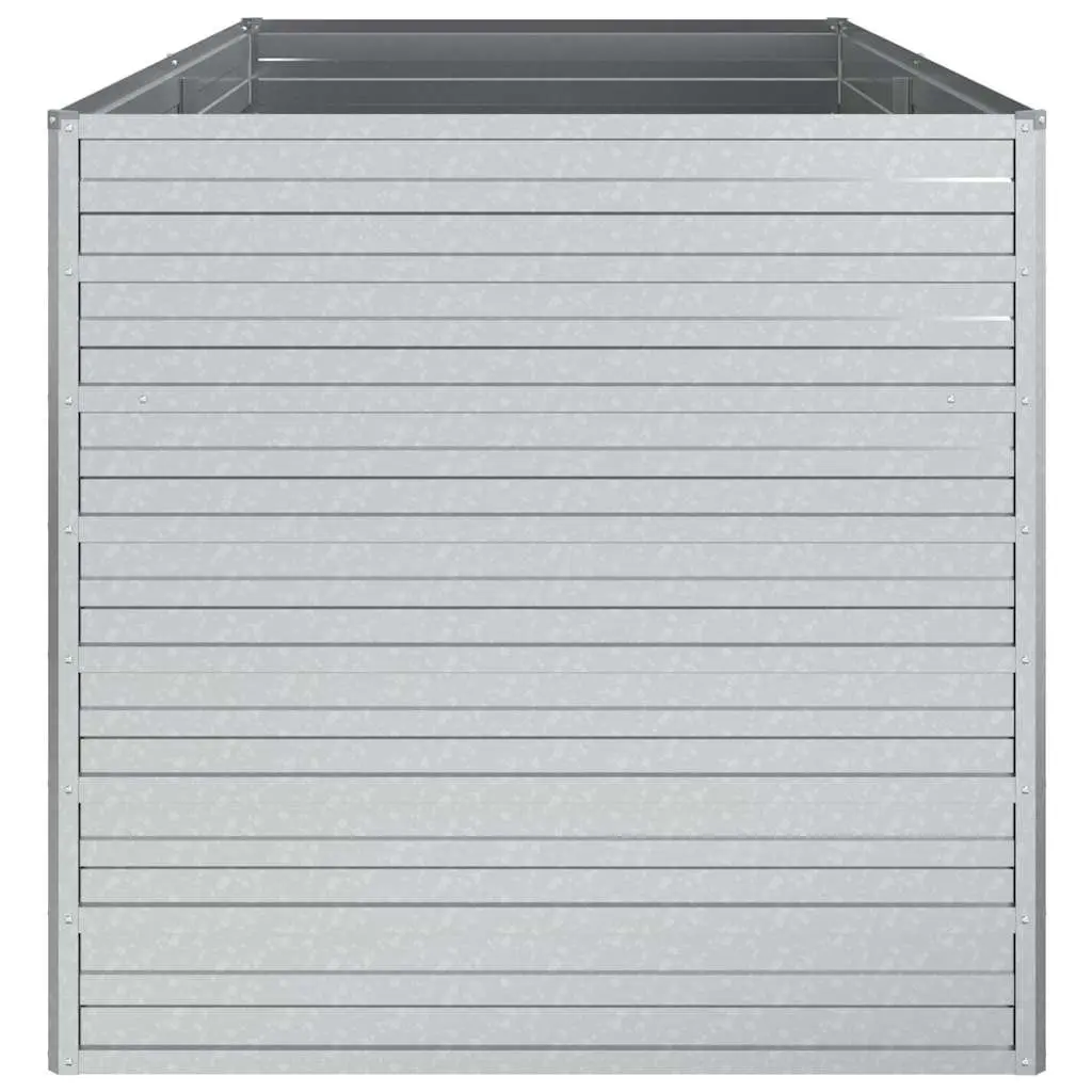 Raised Garden Bed 160x80x77 cm in Silver