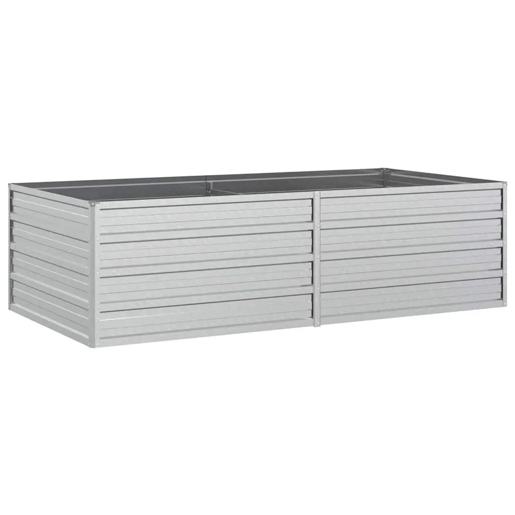 Galvanized Steel Raised Bed Planter for Garden 160x80x45cm Suitable for Vegetables Herbs Flowers