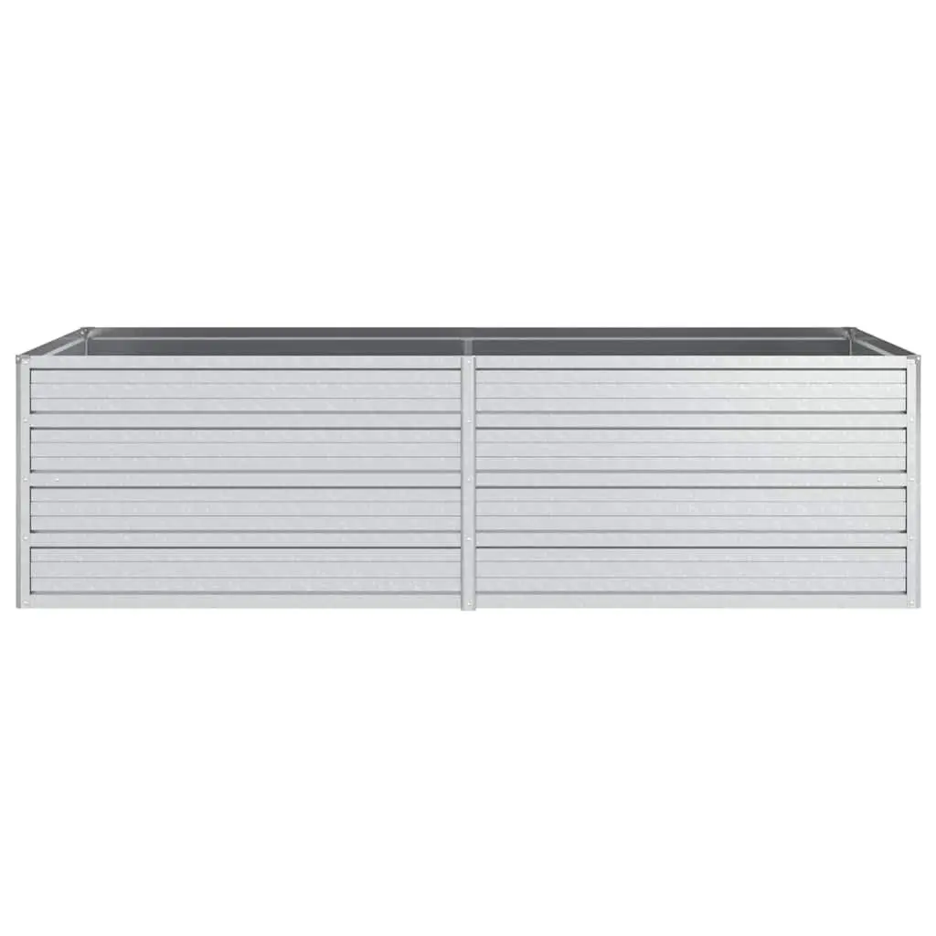 Galvanized Steel Raised Bed Planter for Garden 160x80x45cm Suitable for Vegetables Herbs Flowers