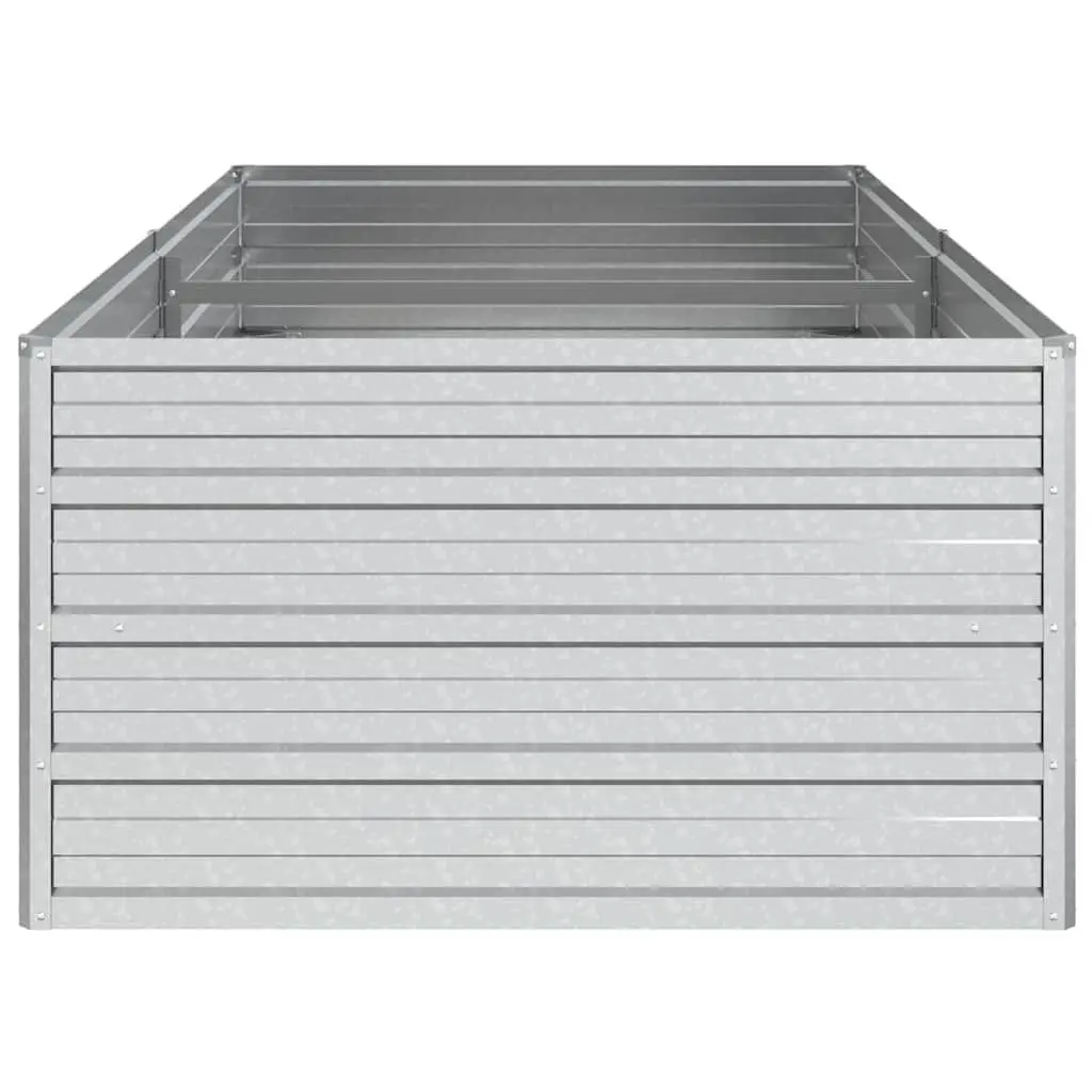 Galvanized Steel Raised Bed Planter for Garden 160x80x45cm Suitable for Vegetables Herbs Flowers