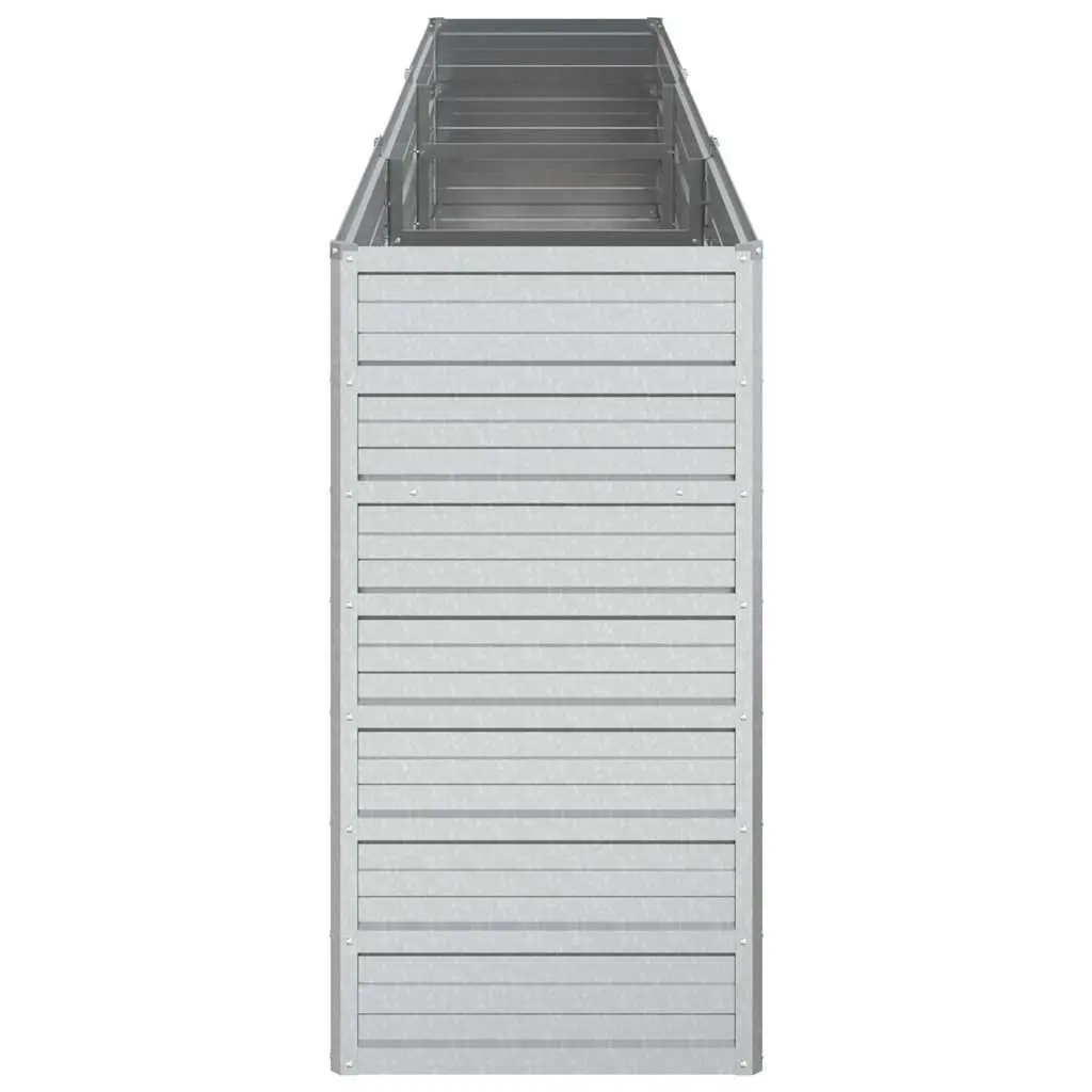 Galvanized Steel Raised Garden Bed Planter Outdoor 240x40x77cm