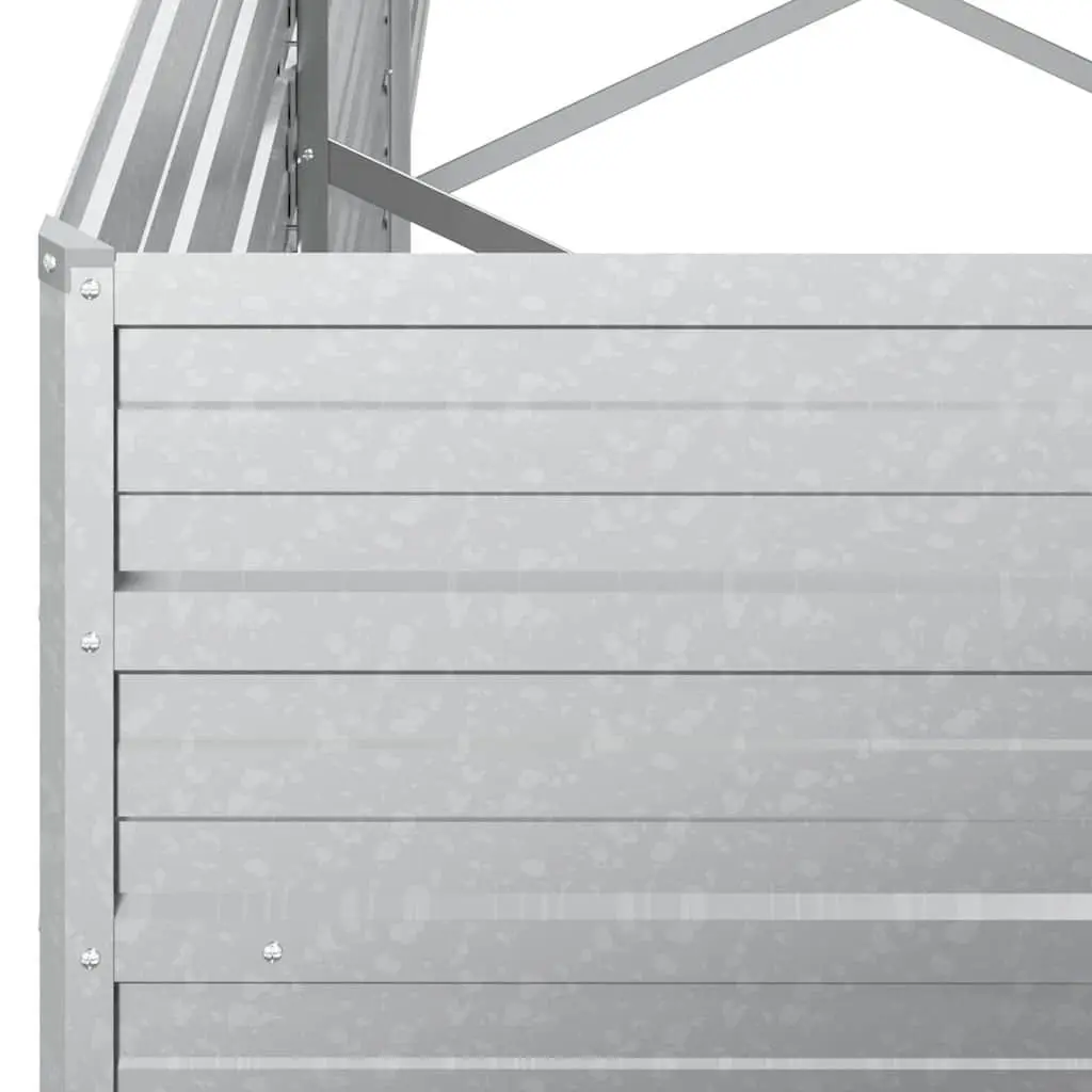 Galvanized Steel Raised Bed Planter 320 x 80 x 77 cm