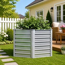 Garden Raised Bed Specifications: 129x77 cm Metal Planter