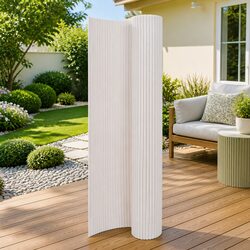 Double-Sided Fence Panel 110x300 cm – Weather-Resistant PVC