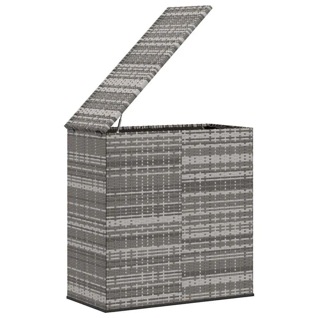 Garden Storage Cushion Box Outdoor Indoor 100x49x103.5cm Grey
