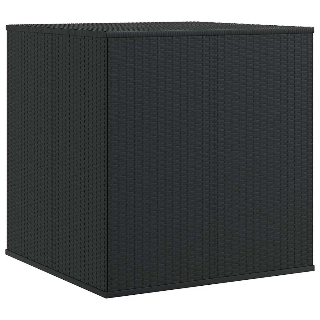 Black PE Rattan Storage Box