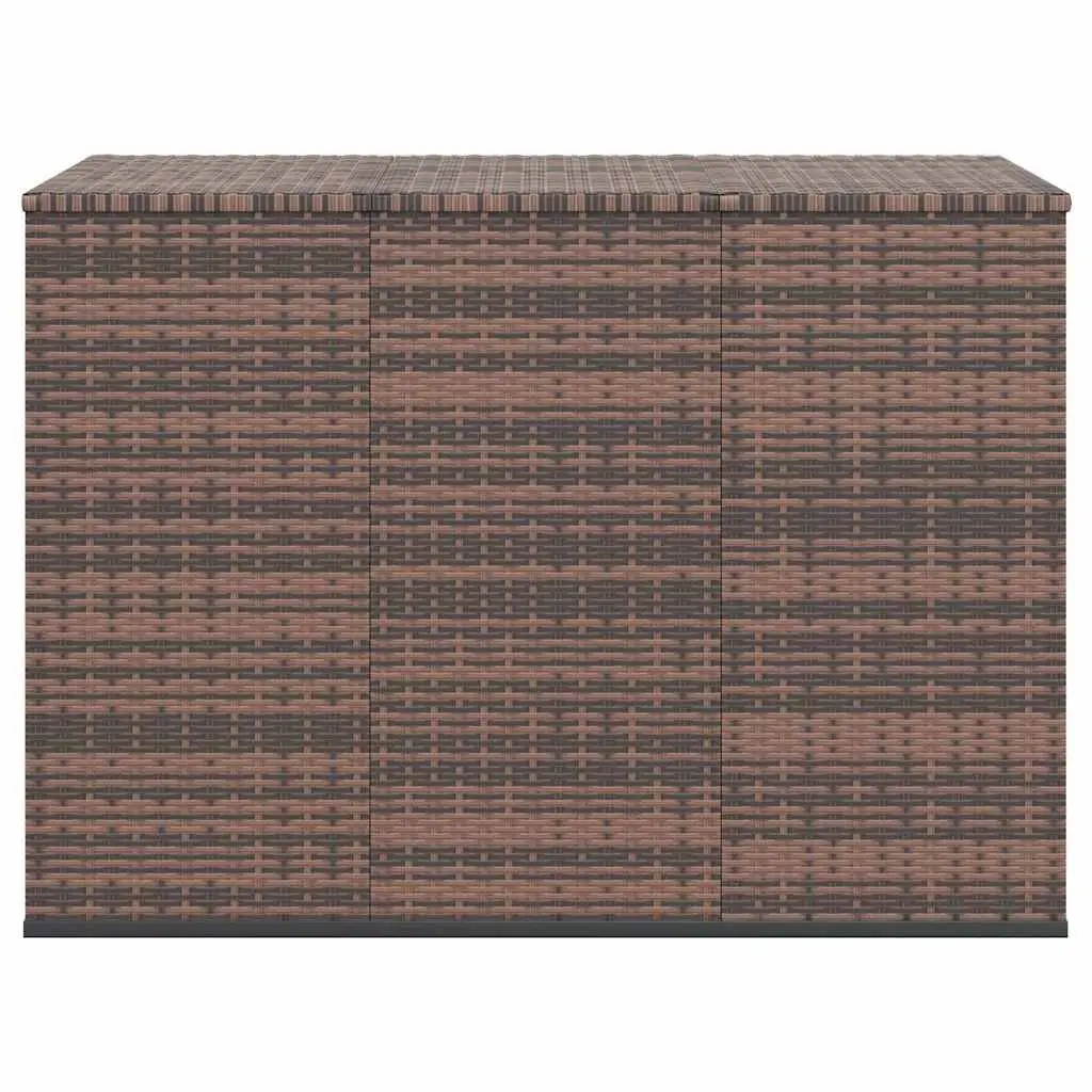 Garden Cushion Storage Box Outdoor Patio Furniture Brown 145x100x103 cm