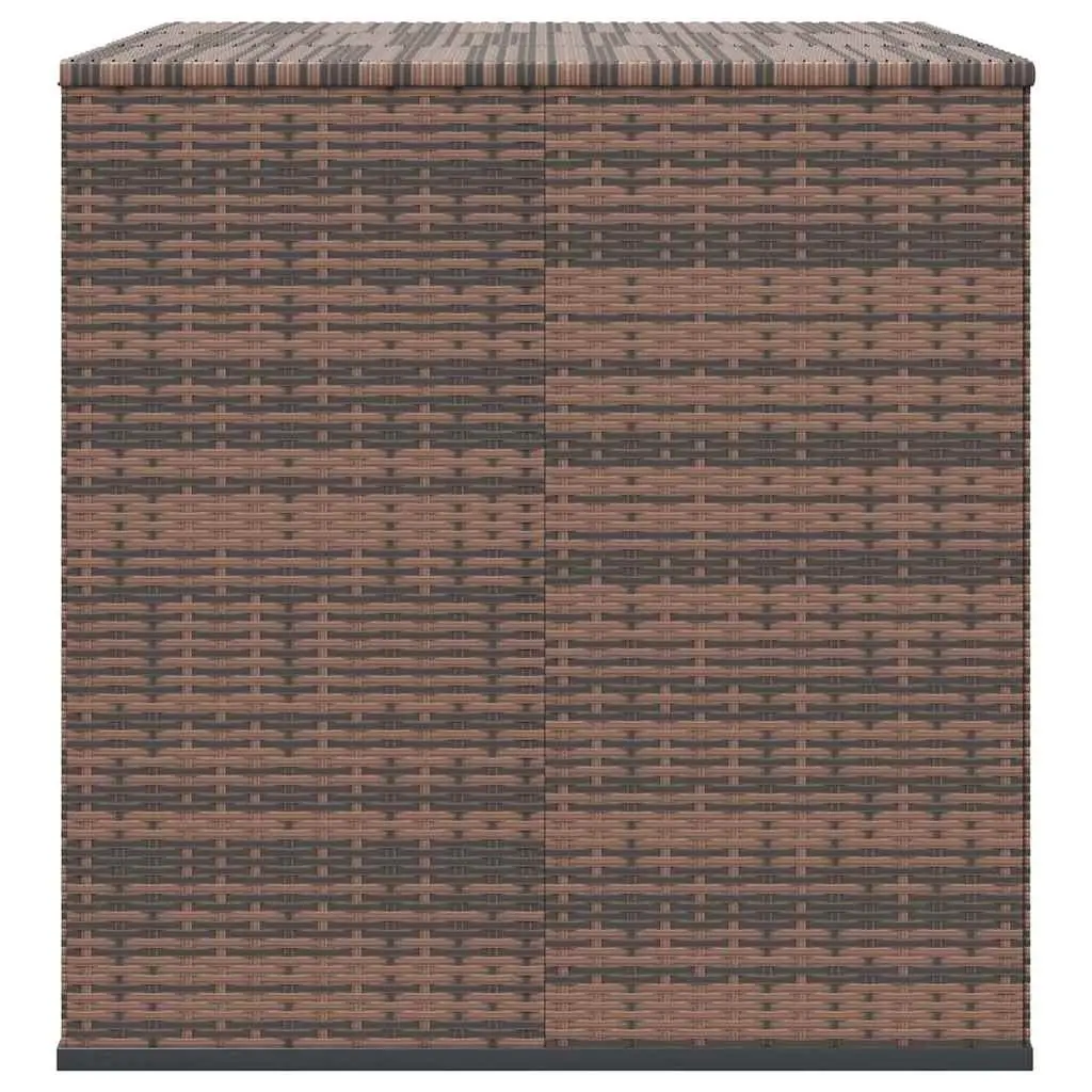 Garden Cushion Storage Box Outdoor Patio Furniture Brown 145x100x103 cm