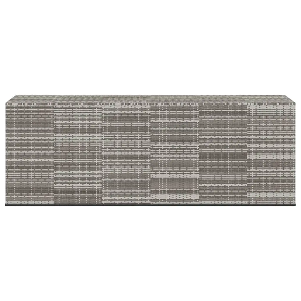 Garden Storage Box Outdoor Cushion Container Grey 291x100.5x104cm