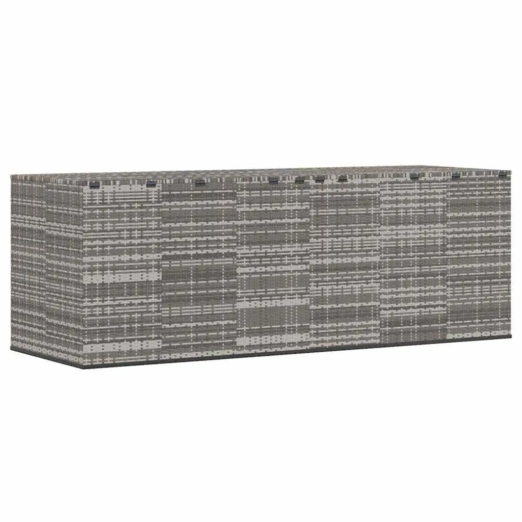 Garden Storage Box Outdoor Cushion Container Grey 291x100.5x104cm