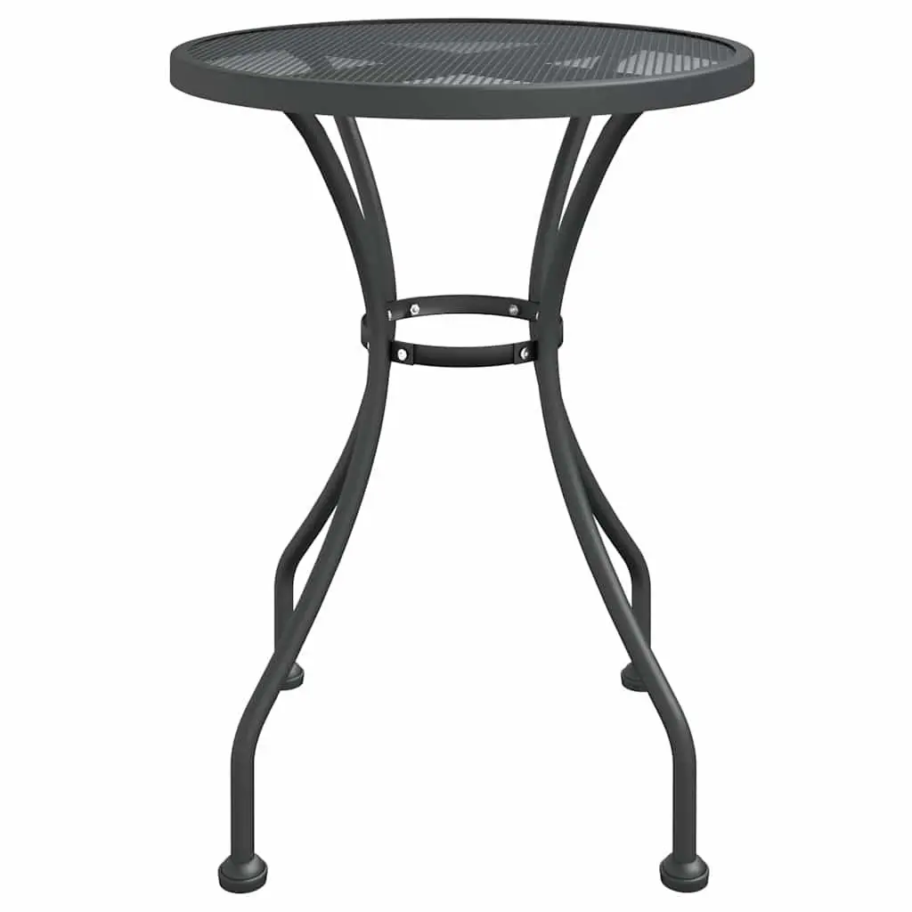 Garden Dining Table Ø60cm Iron Frame with Mesh Top
