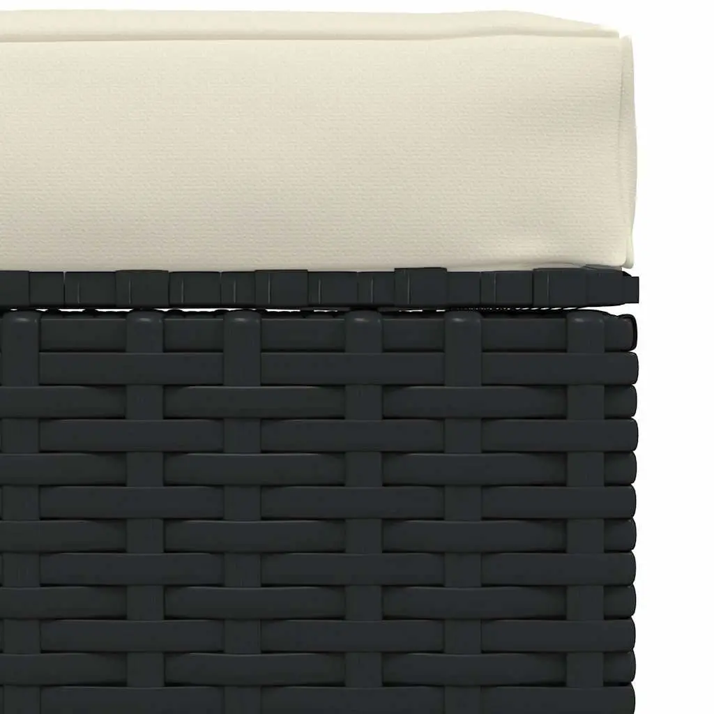 Garden Footrest Ottoman Outdoor Patio Pouffe 70x70x30cm