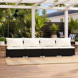 Specifications of the 4-Seater Outdoor Sofa Set with Cushions