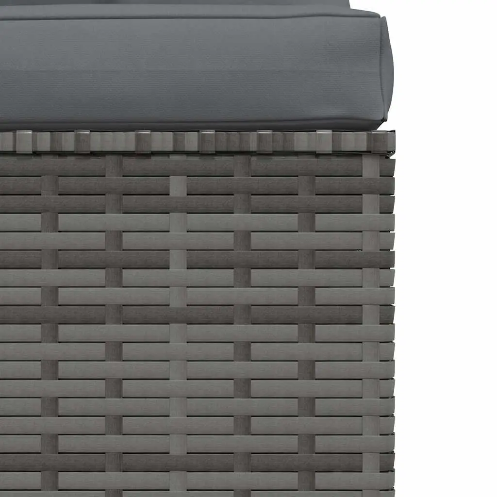 Grey Garden Middle Sofa Sectional Unit