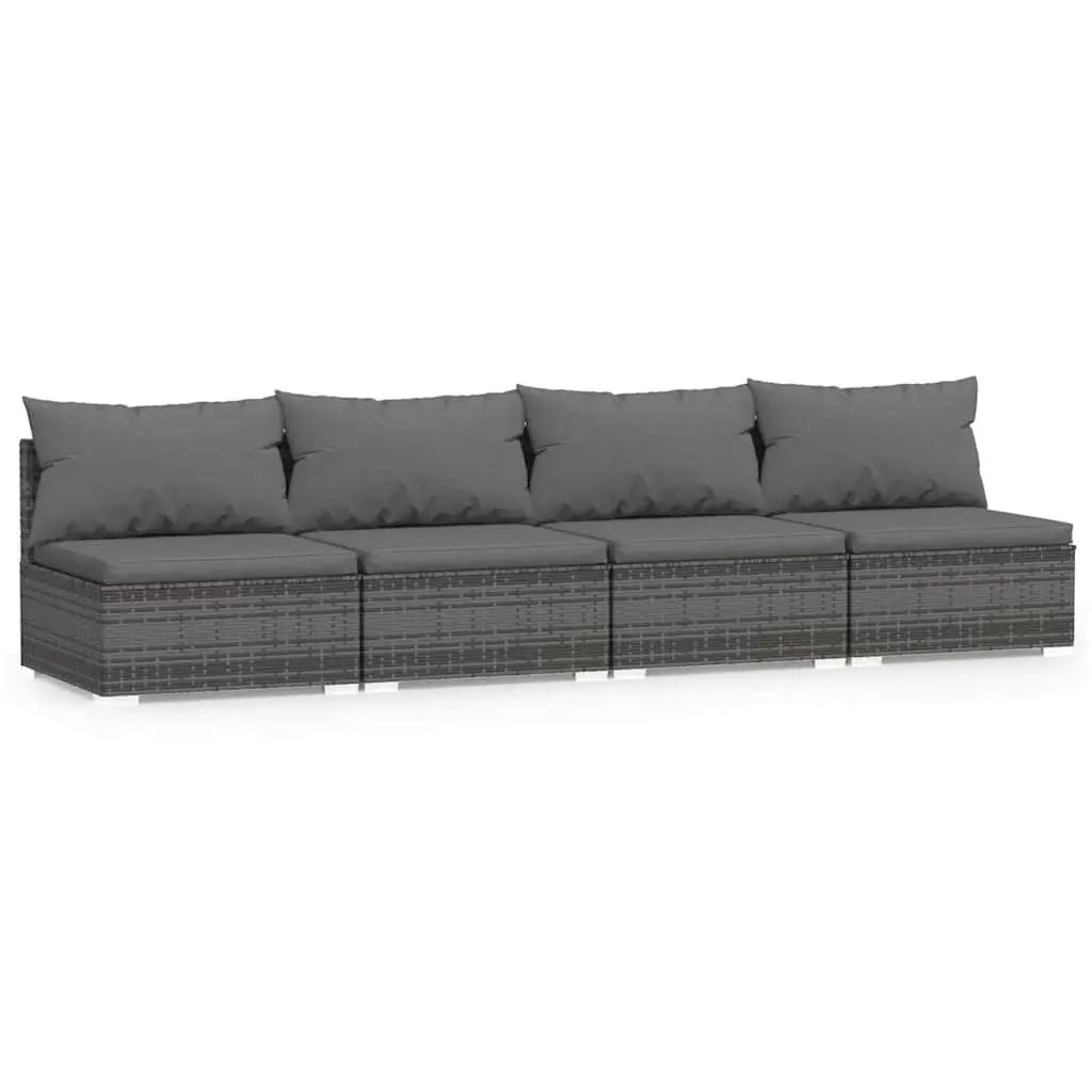 4-Seater Outdoor Sofa Set with Cushions