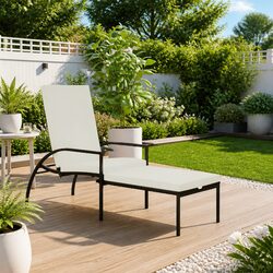 Specifications of the Adjustable Backrest Sun Lounger