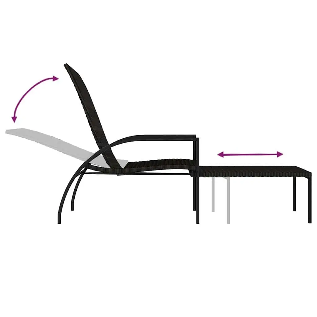Adjustable Backrest Sun Lounger