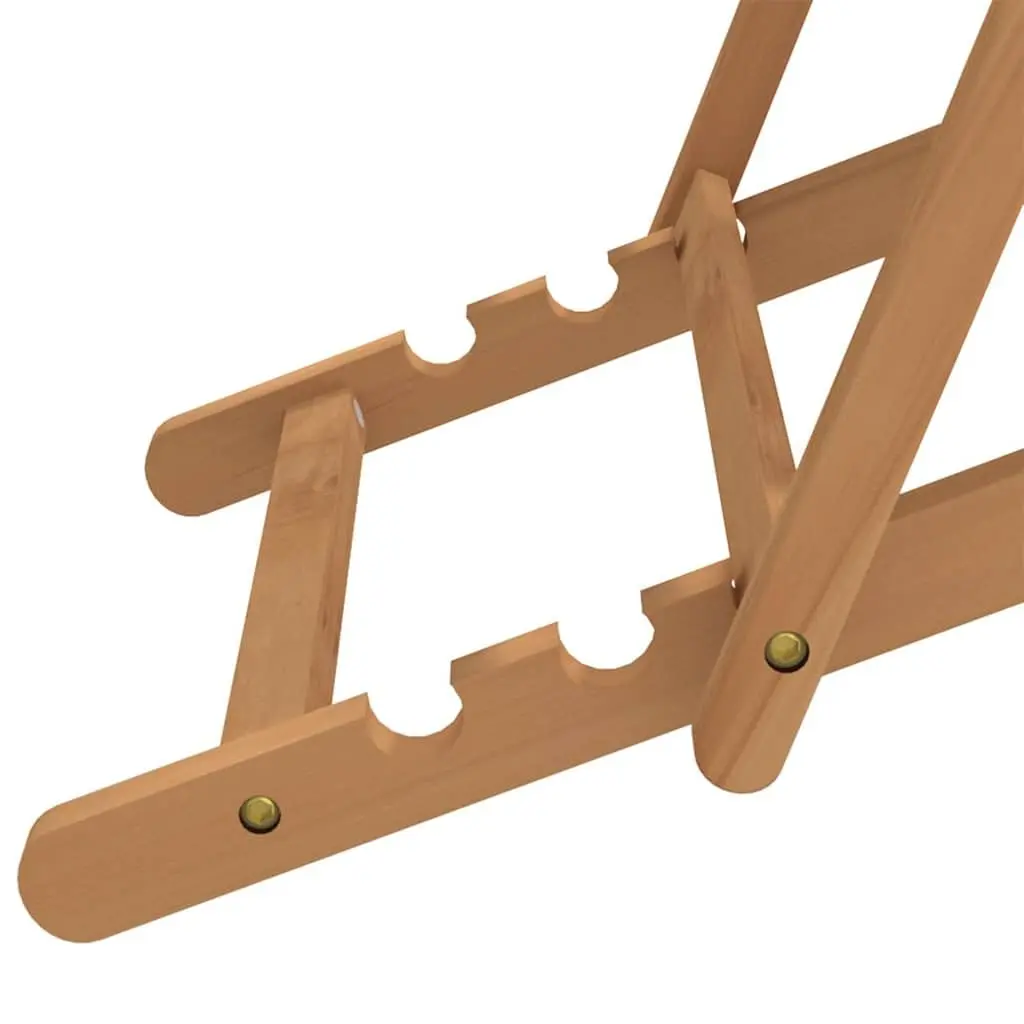 Folding Beach Chair Outdoor Garden Adjustable Solid Teak Wood