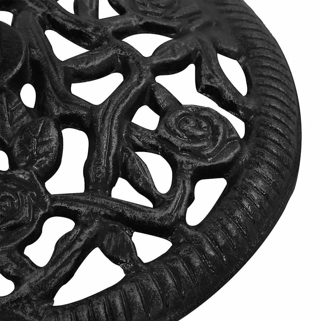 Umbrella Base Black Cast Iron Outdoor Garden Patio Stand Stable Heavy Duty