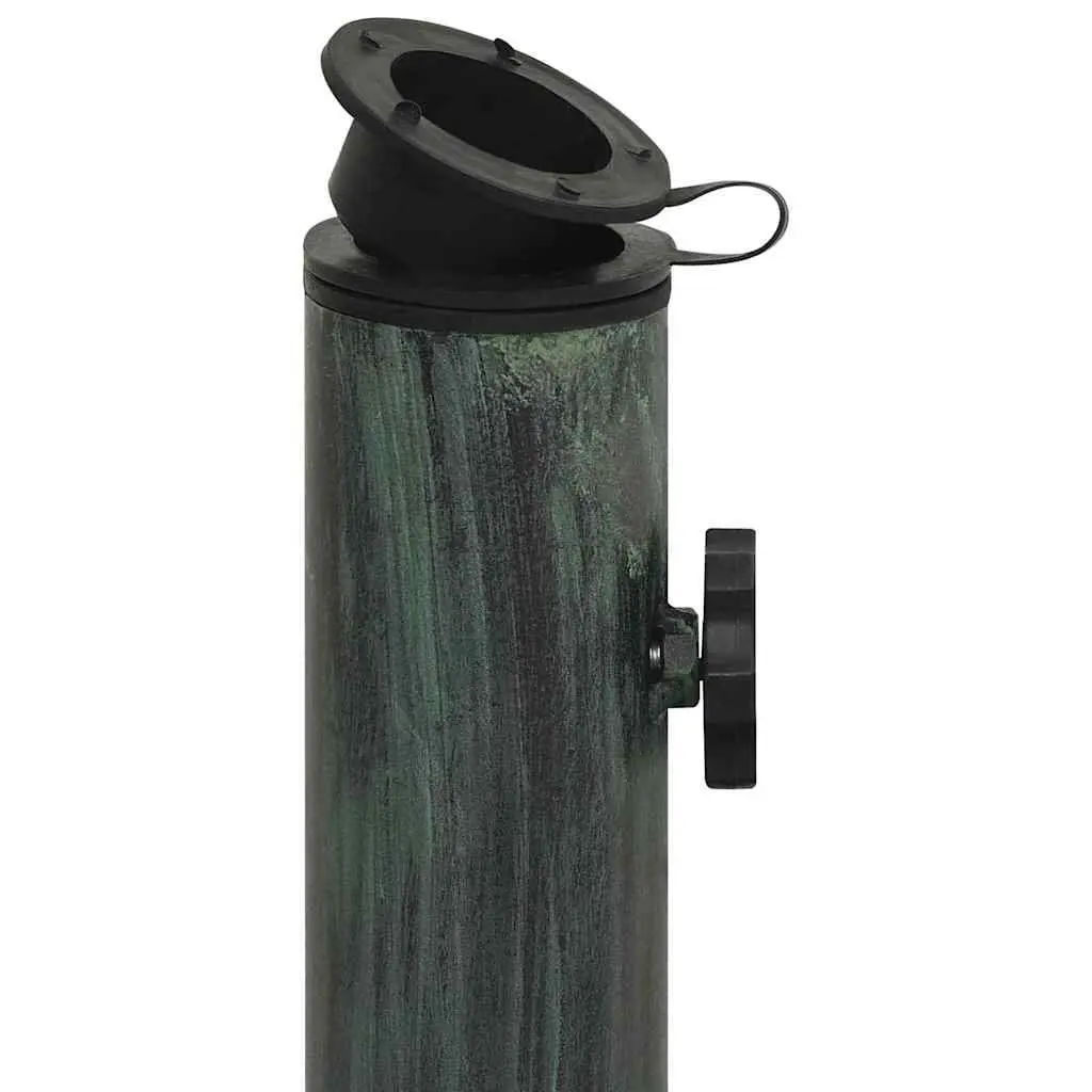 Green Cast Iron Umbrella Base