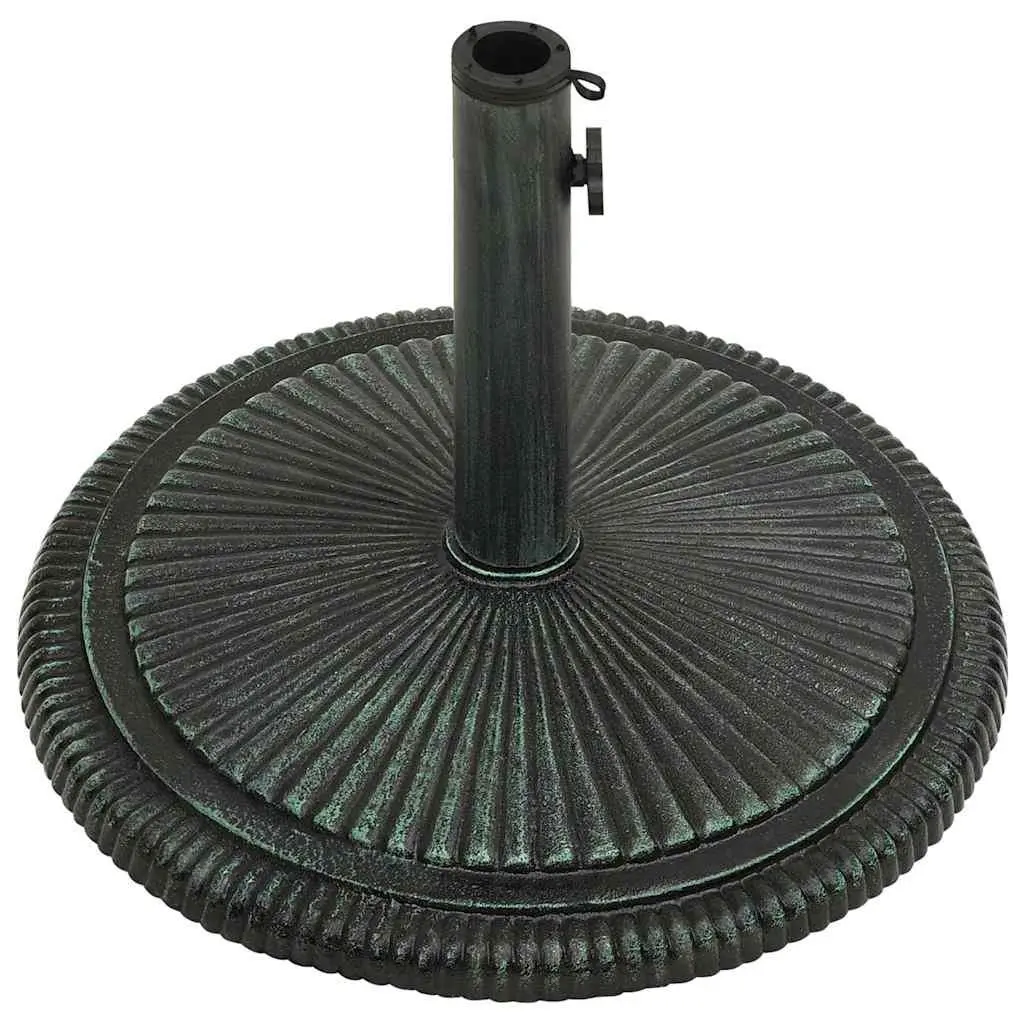 Umbrella Base Garden Outdoor Parasol Stand Green 45x45x30cm