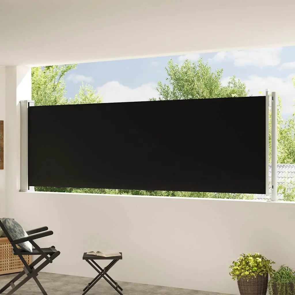 Retractable Side Awning for Patio 117x600cm Privacy Shade Outdoor Garden