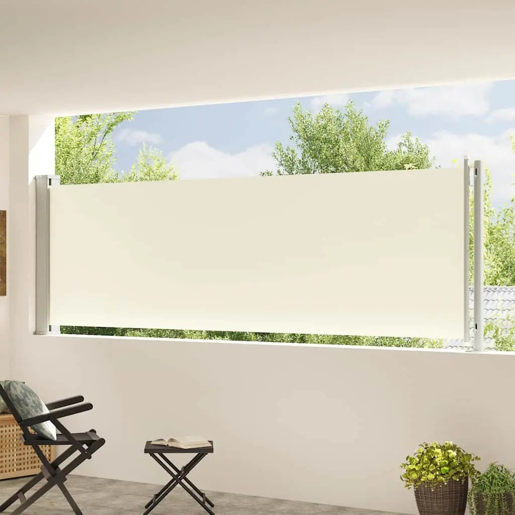 Retractable Side Awning for Patio 117x600 cm Outdoor Privacy Screen Shade