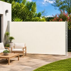 Dimensions & Specs of Cream Side Awning 200x600 cm