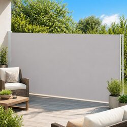 Retractable Side Awning Specifications: 220x600cm, Grey