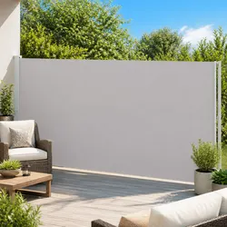 Retractable Side Awning Specifications: 220x600cm, Grey