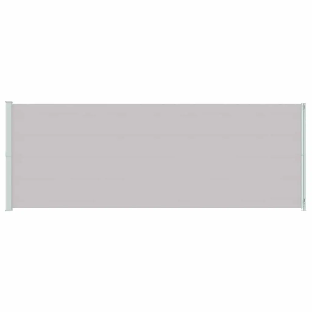 Patio Retractable Side Awning 220x600cm Outdoor Privacy Screen Sunshade Grey