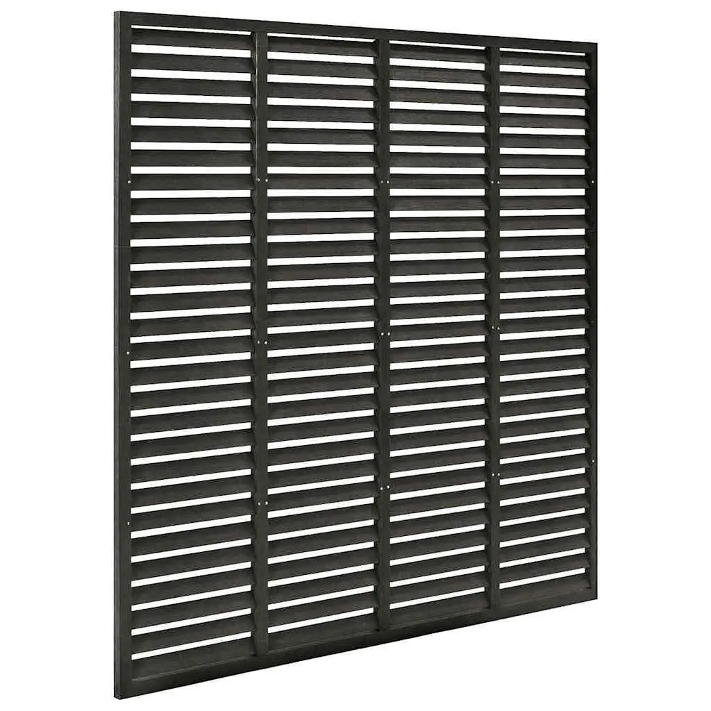 Louver Fence Panel Outdoor Garden 180x180cm