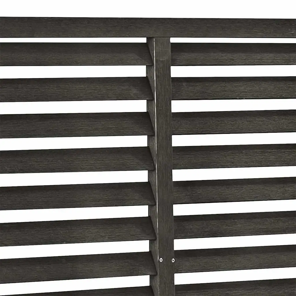 Louver Fence Panel Outdoor Garden 180x180cm