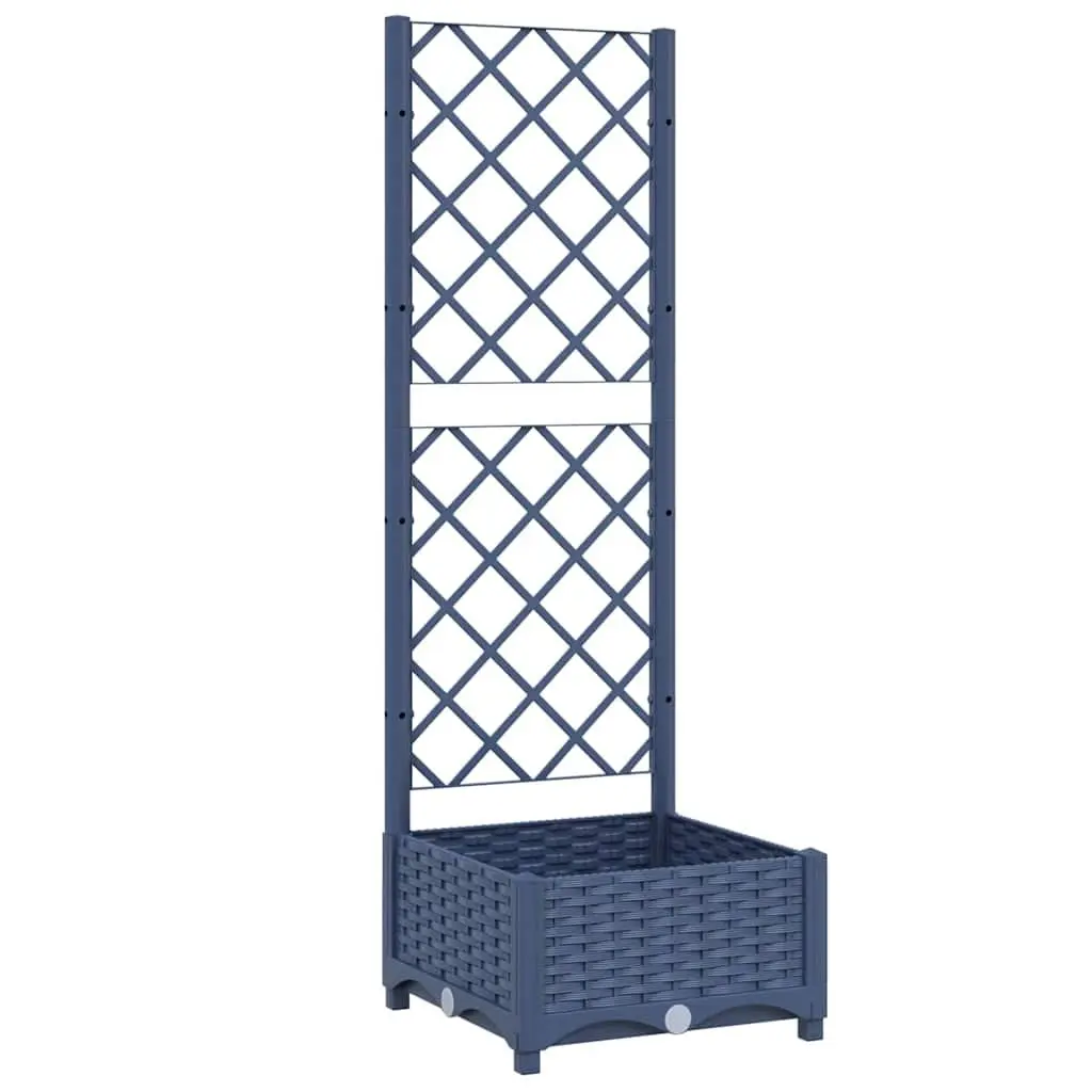 Garden Planter with Trellis Support Climbing Plants Flowers Outdoor Balcony
