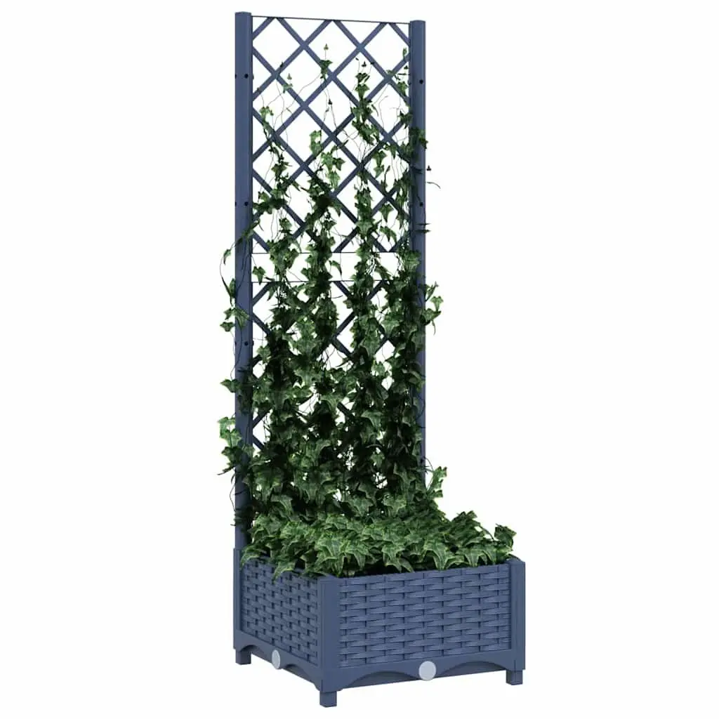 Garden Planter with Trellis Support Climbing Plants Flowers Outdoor Balcony