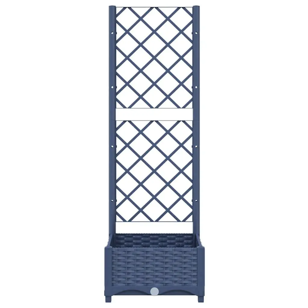 Garden Planter with Trellis Support Climbing Plants Flowers Outdoor Balcony