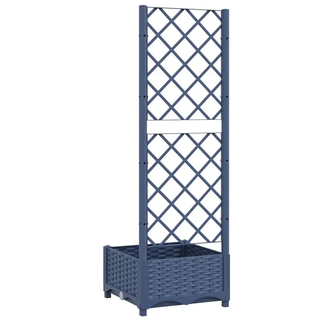 Garden Planter with Trellis Support Climbing Plants Flowers Outdoor Balcony
