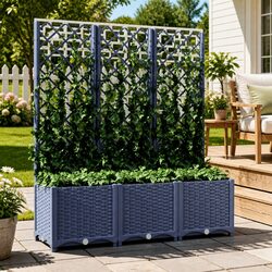 Specifications of Grey Garden Planter with Trellis