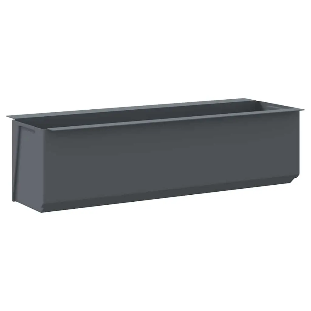 Flower Boxes for Euro Pallets 12 pcs Grey Planter Pots Garden Outdoor Indoor