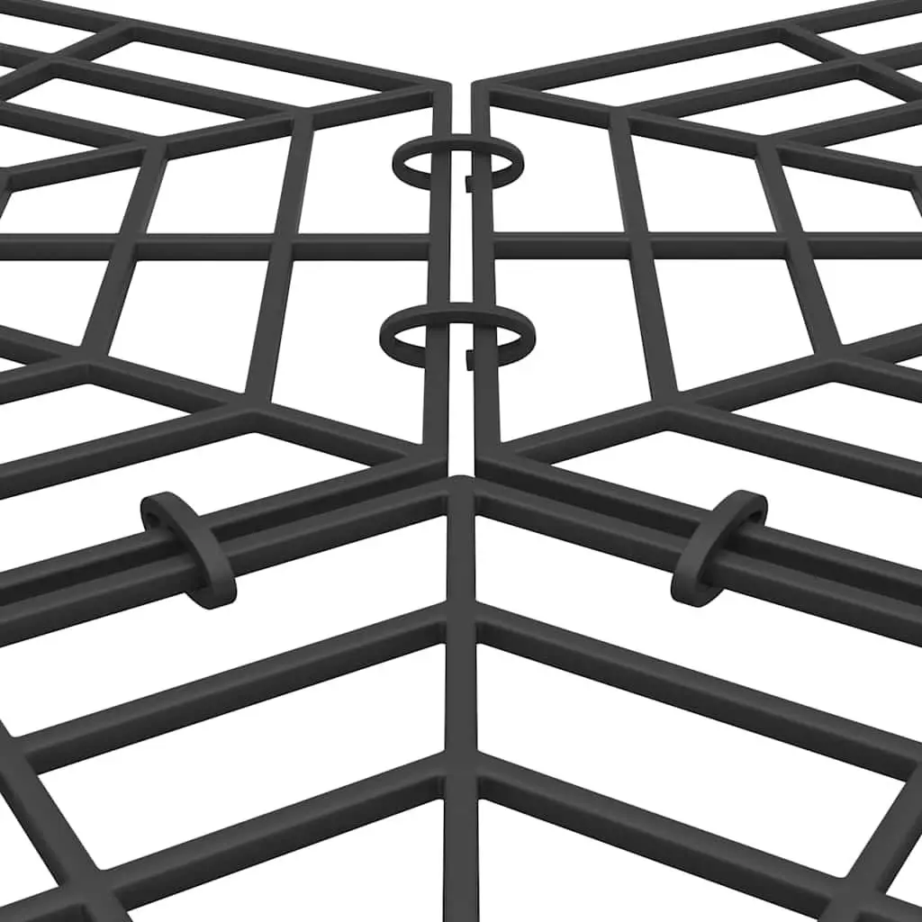 40 Black Modular Pond Grilles for Fish Defense System