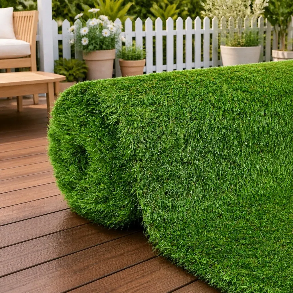 1m x 5m Artificial Grass Mat, 40mm Pile