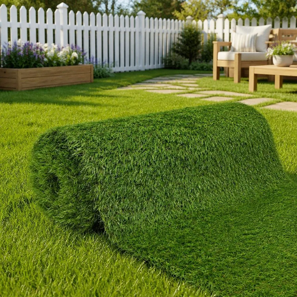 Artificial Grass Turf Mat 1x10m 40mm Thick Green Outdoor Garden Lawn Decoration