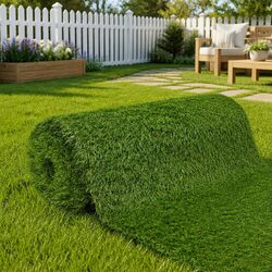 Artificial Grass Mat Specifications: 1x10m, 40mm Thick