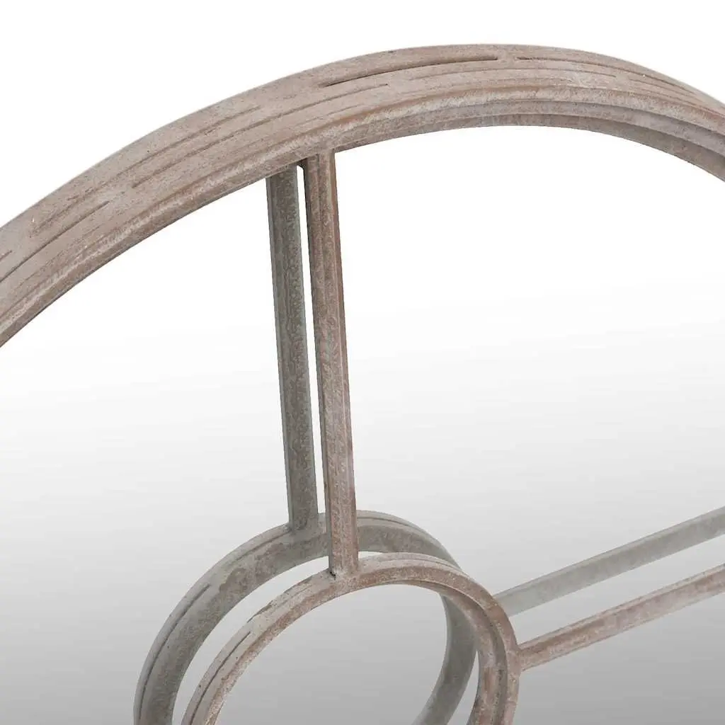 60cm Round Outdoor Mirror with Iron Frame