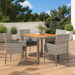 5 Piece Outdoor Garden Dining Set - Dimensions & Specs