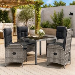 5 Piece Garden Dining Set - Dimensions and Specs Included