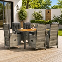 Outdoor 7 Piece Dining Set: Specs & Features