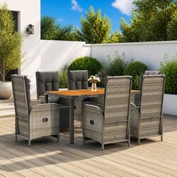 Specifications of 7 Piece Outdoor Dining Set with Cushions