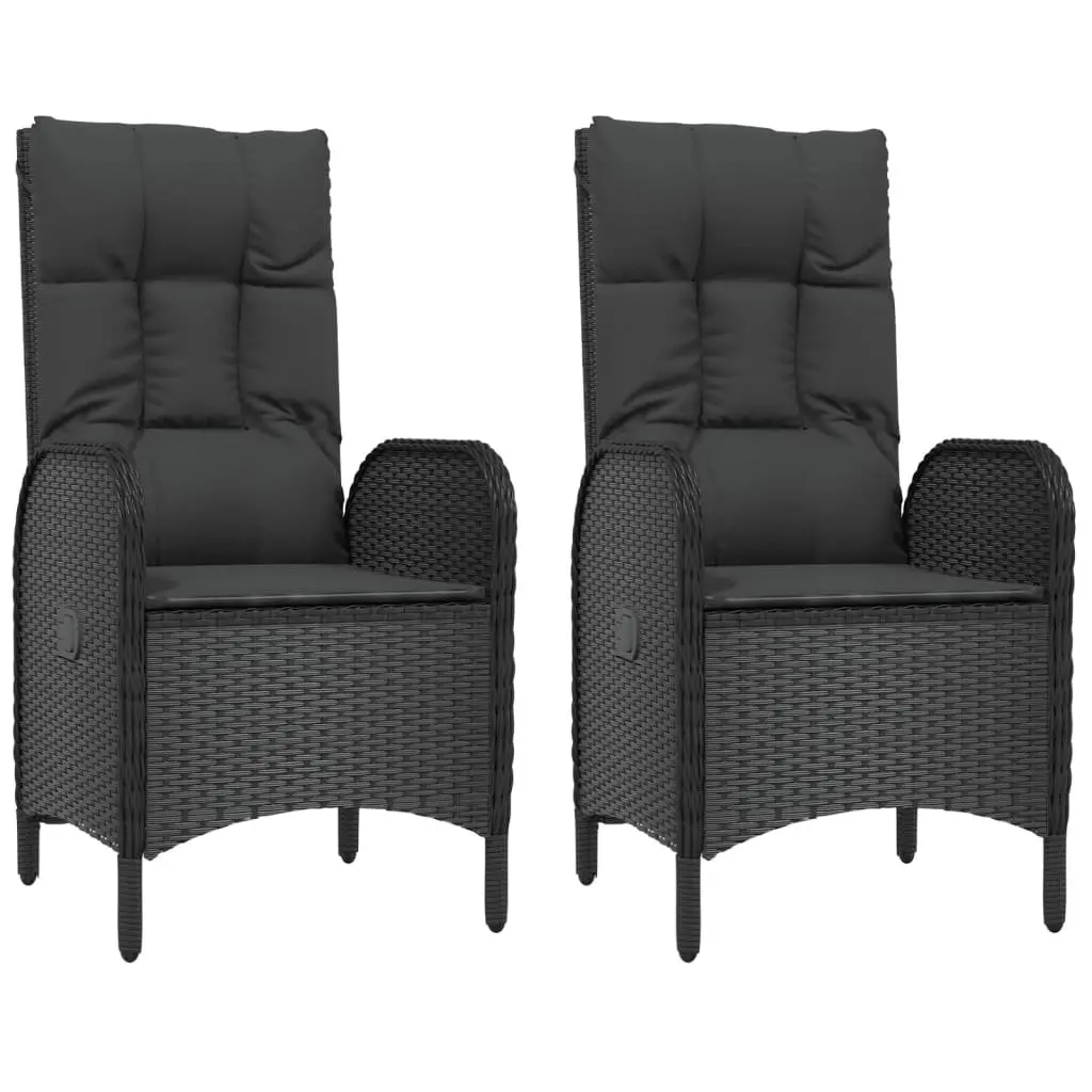 Black 5-Piece Garden Dining Set